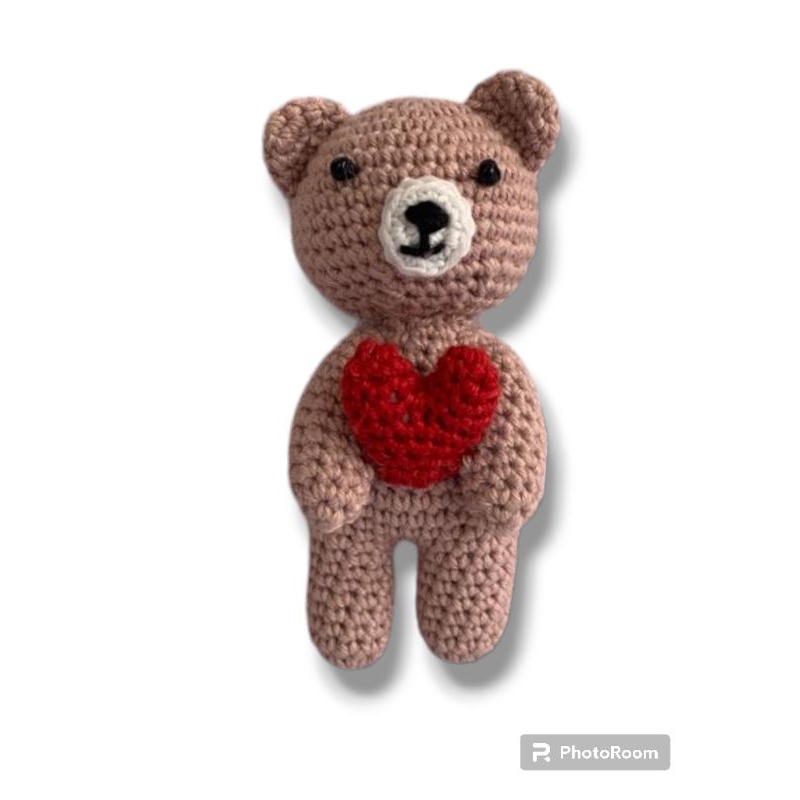 Teddy bear love keychain