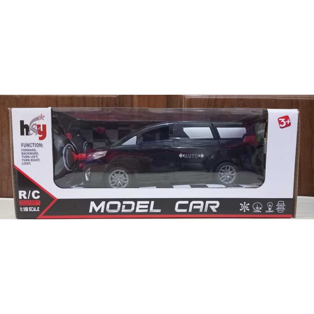 MAINAN MOBIL RC MODEL CAR MOBIL REMOT RC TOYOTA ALPHARD DENGAN CAT BODY GLOSSY YANG TERLIHAT SEMAKIN