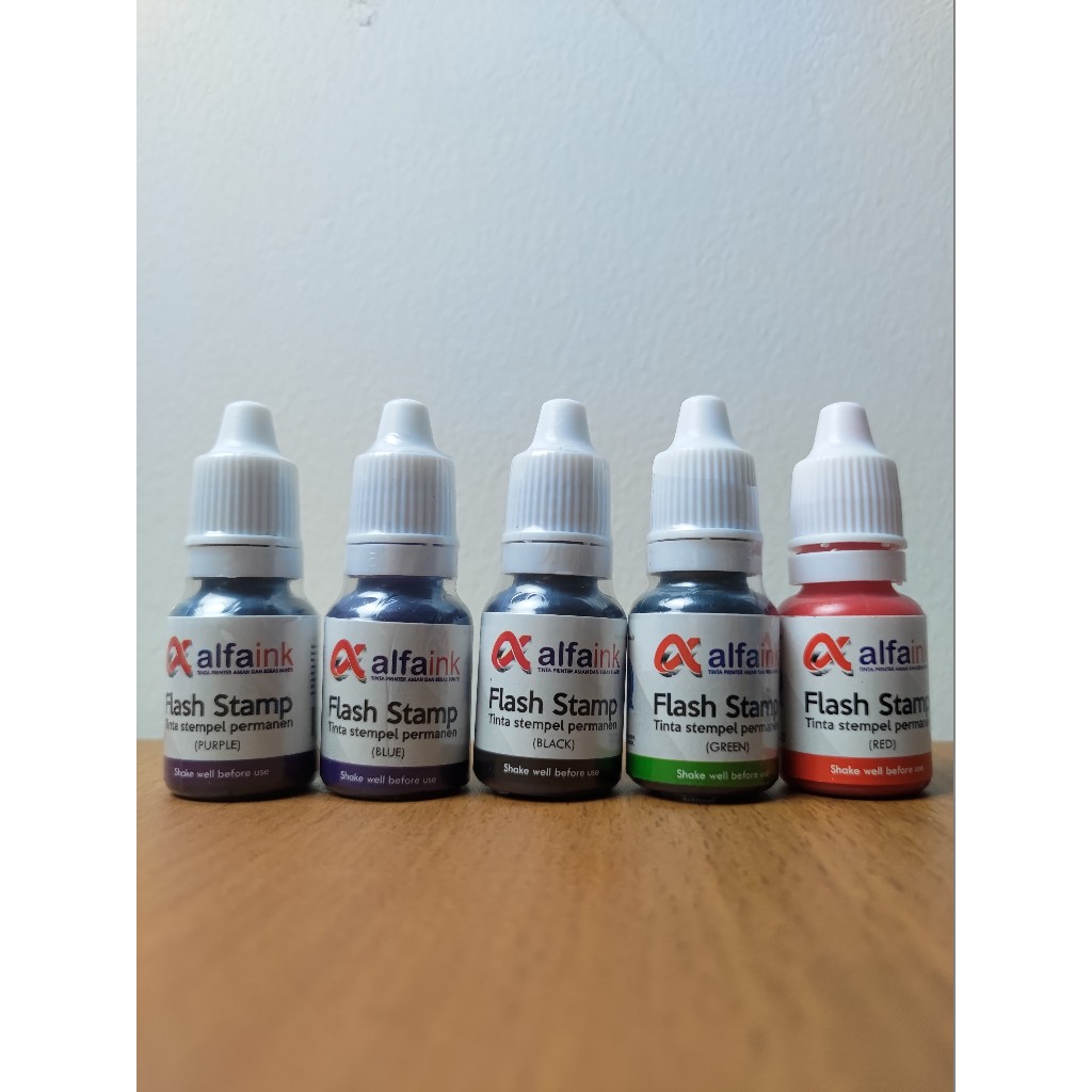 

TINTA FLASH STAMP ALFAINK 10ML ADA 5 WARNA