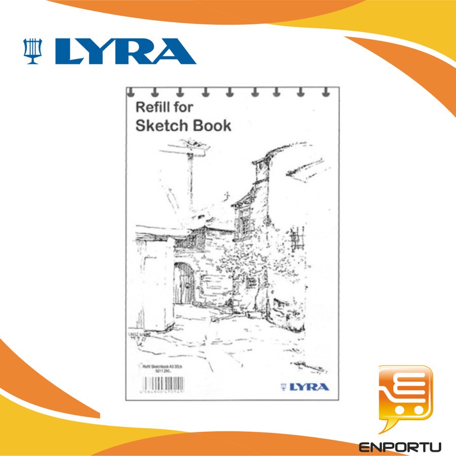 

LYRA Refill Sketch Book A3 30 Sheets 150gsm I Refill Sketchbook