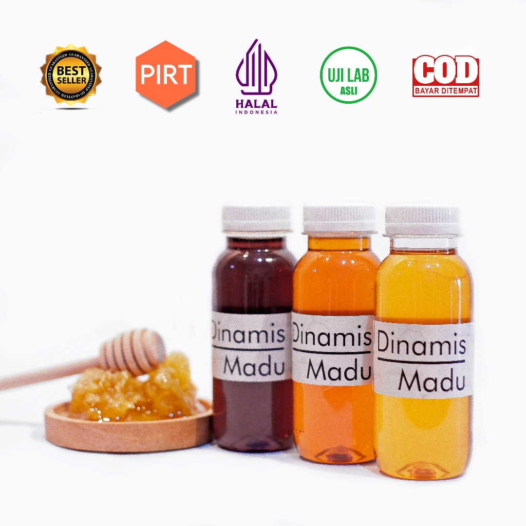 

( COD ) Dinamis Madu kemasan 150gr / 3 varian nektar