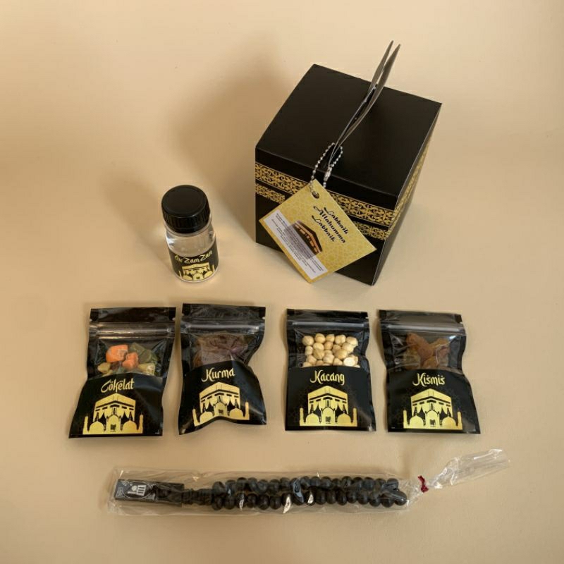 Kemasan Ziplock 6x10 cm Tema Arab Mewah - Ideal untuk Kismis, Kacang Arab, Coklat Arab, dan Kurma