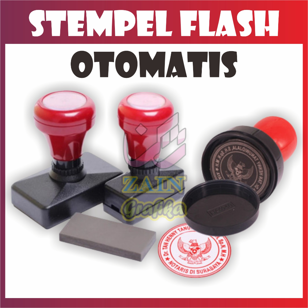 

( PROMO MURAH), U. D.51. STEMPEL FLASH/OTOMATIS / STEMPEL CUSTOM / STEMPEL LOGO CAP / STEMPEL MURAH / STEMPEL NAMA Ukuran D.40 Zain Grafika