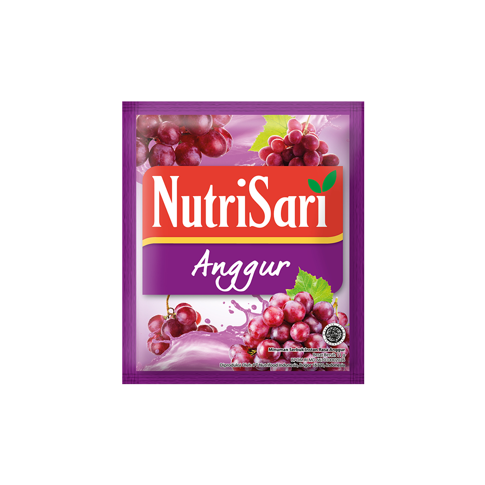 

Nutrisari Anggur 11 Gr 10 Pcs/Renteng