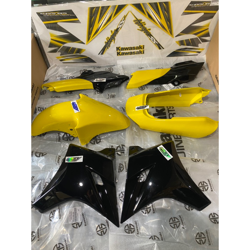 BODY SET COVER SET BODY NINJA SS KUNING ORIGINAL KAWASAKI