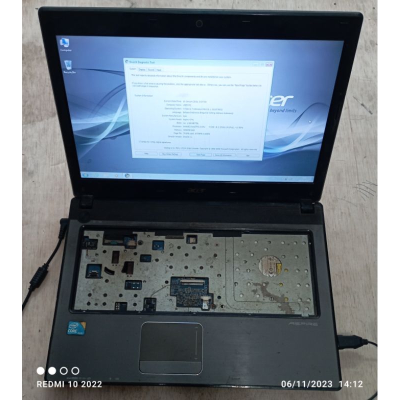 Laptop Acer Aspire One 4741intel Core i3 M350 DDR3