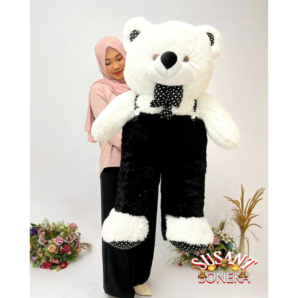 Boneka teddybear jumbo boneka beruang besar 1.1 meter bisa ukir nama