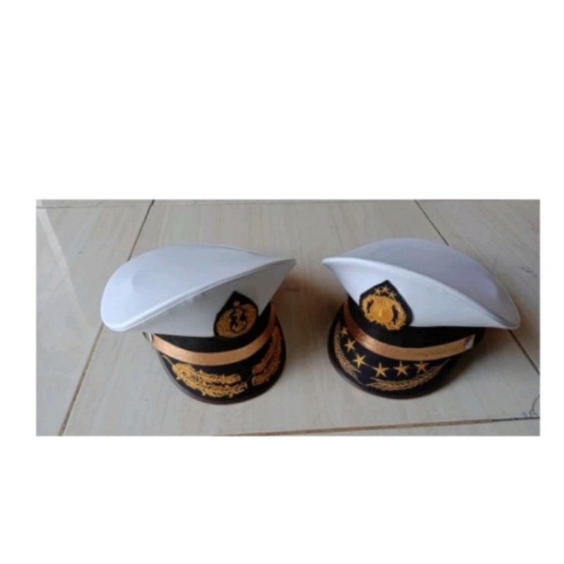 Topi TNI AL Topi Perwira Polisi Anak