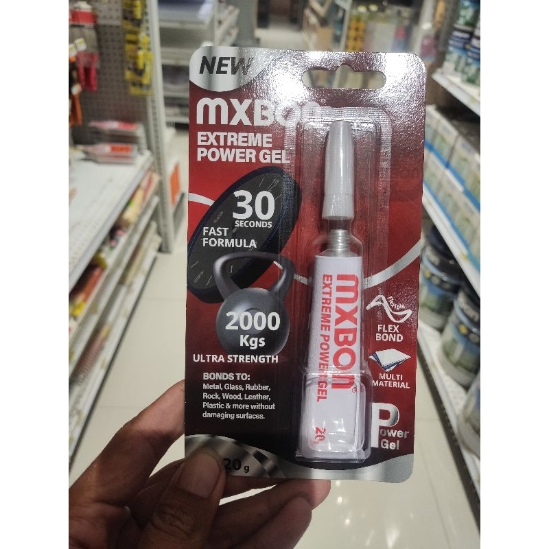 

MXBON lem extreme power gel 20gr/glue extreme power gel/lem multipurpose flexible
