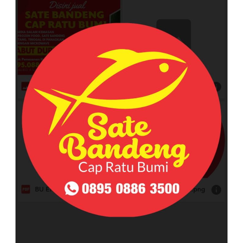 

SATE BANDENG cap Ratu Bumi