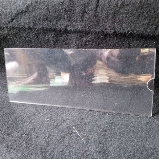 

akrilik papan nama ruang tempel uk 12 x 30 cm tebal 2 mm