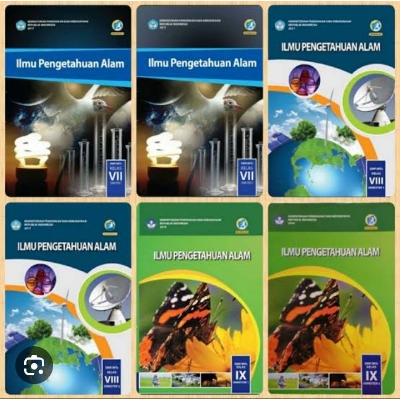 Buku Paket IPA SEMESTER 1&2 SMP KELAS 7,8,9 K13 DIKNAS