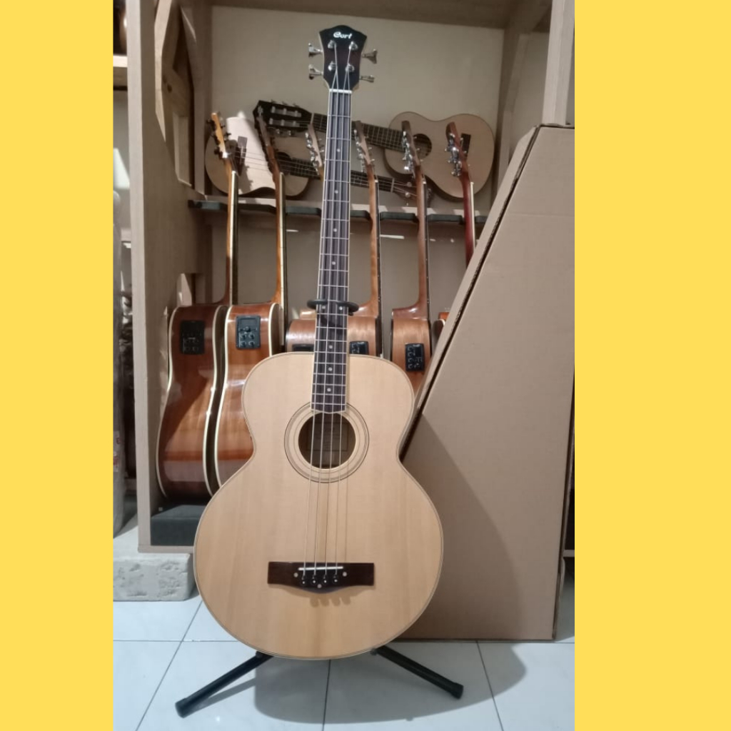 Bass AKustik Elektrik Cort Bulat Neck Maple High Quality