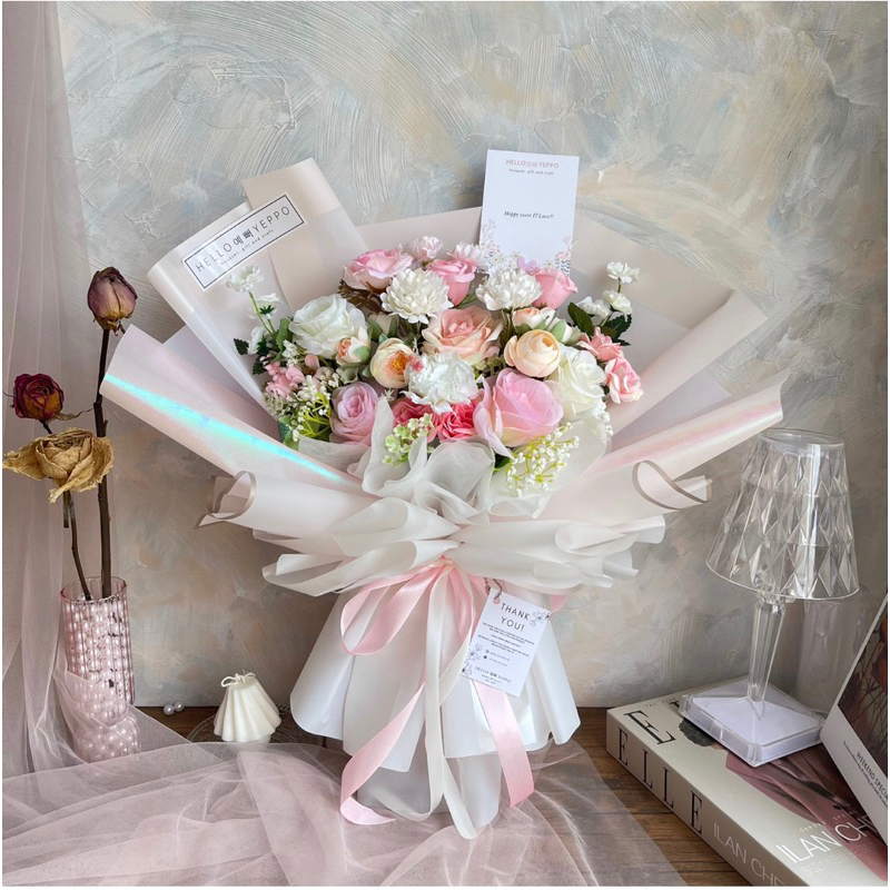 full artificial bouquet size Large|bouquet cantik|birthday gift|bouquet artificial|bunga imitasi