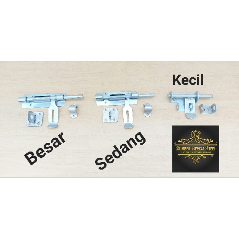 GRENDEL TENGAH GALVANIS/GRENDEL PAGAR BESI