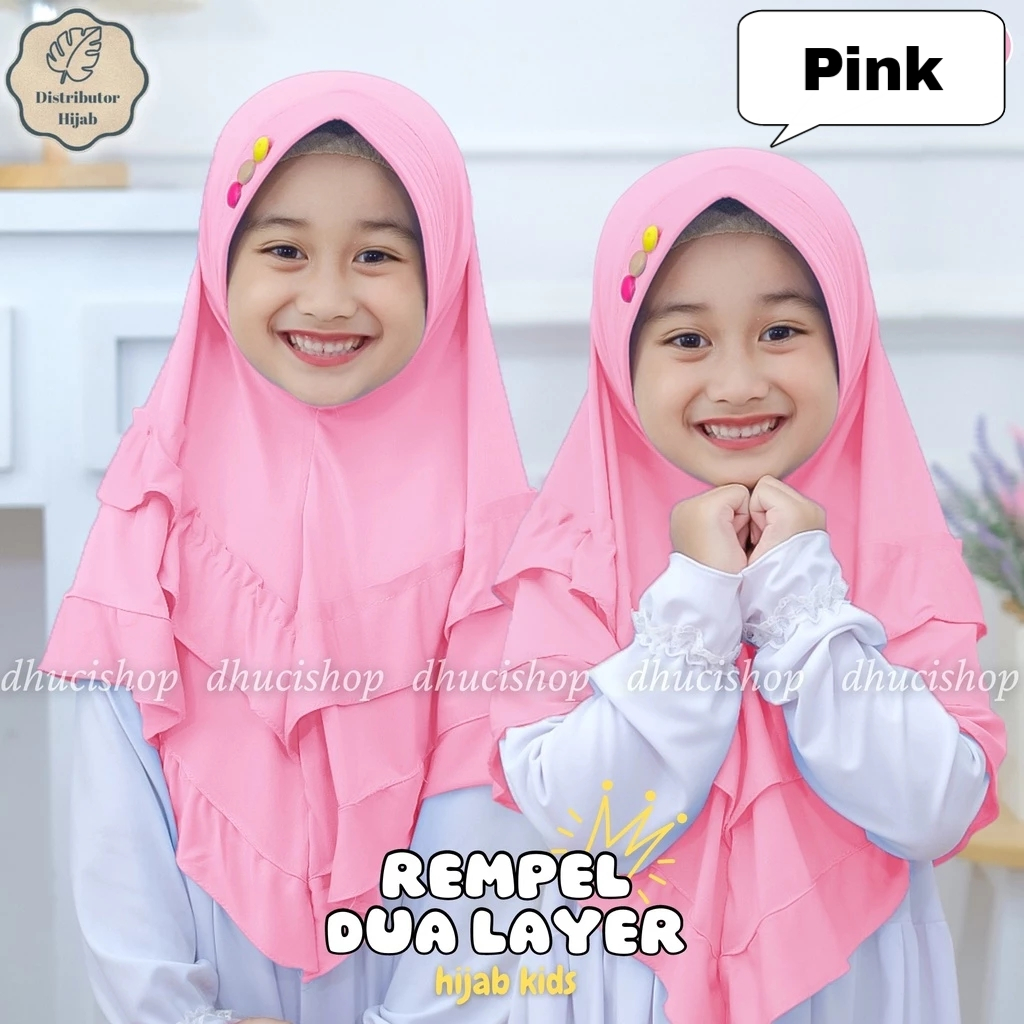 Hijab Instan Fanazay Kids/ Hijab Anak Terbaru/ Jilbab anak rempel syari