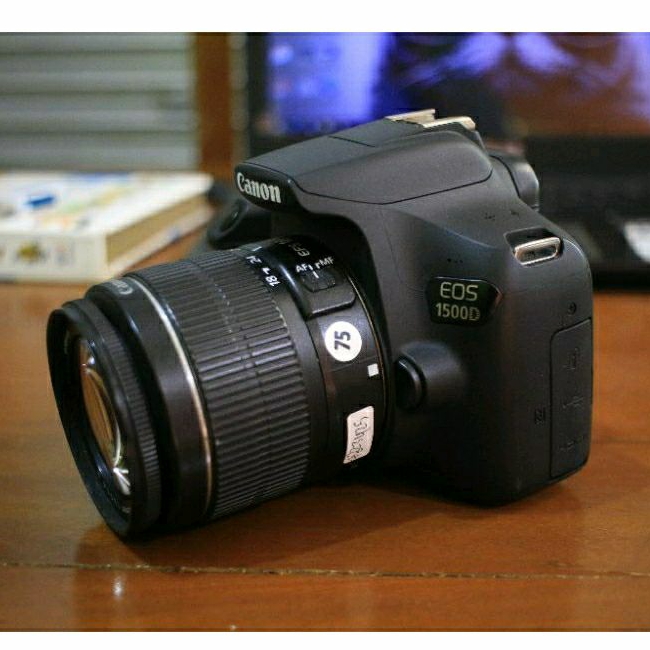 CANON 1500D FLASH SALE KAMERA CANON 1500D WI-FI FULSET MURAH MULUS SEPERTI BARU