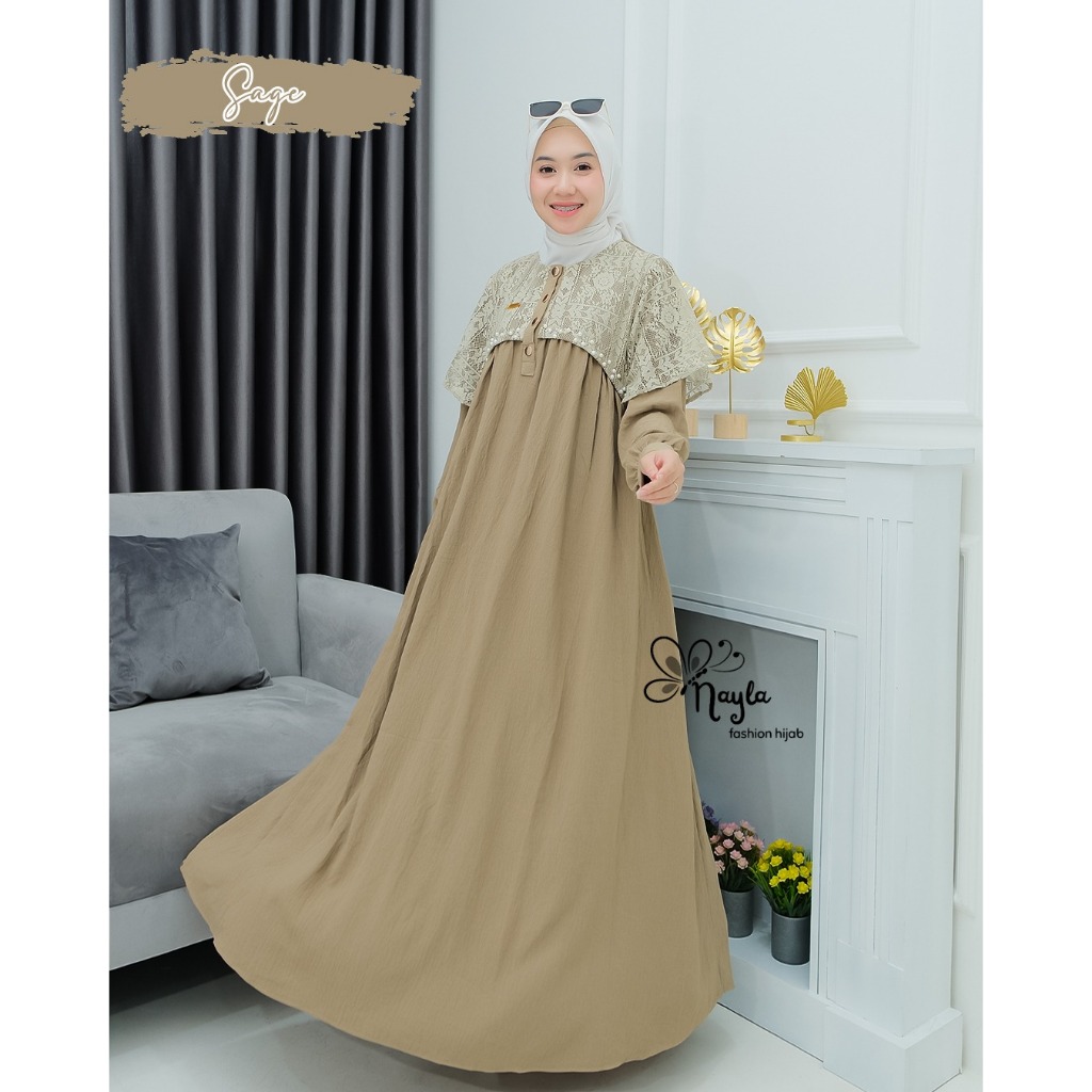 Gamis wanita Clarissa Dress wanita