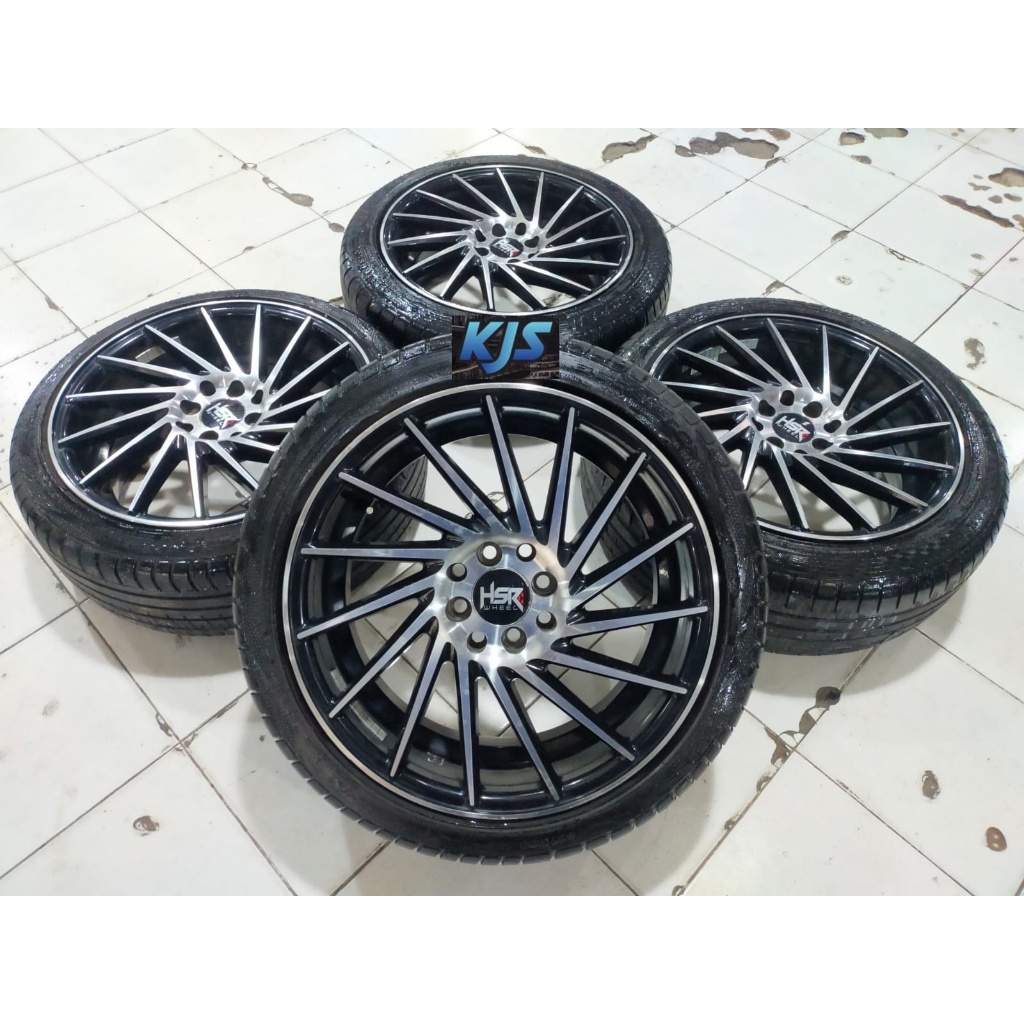 Velg Second Mobil Yaris Vios Fiesta Livina Avanza Xenia Alvez HSR Nagano Ring 17 Ban 205/50 R17 Pele