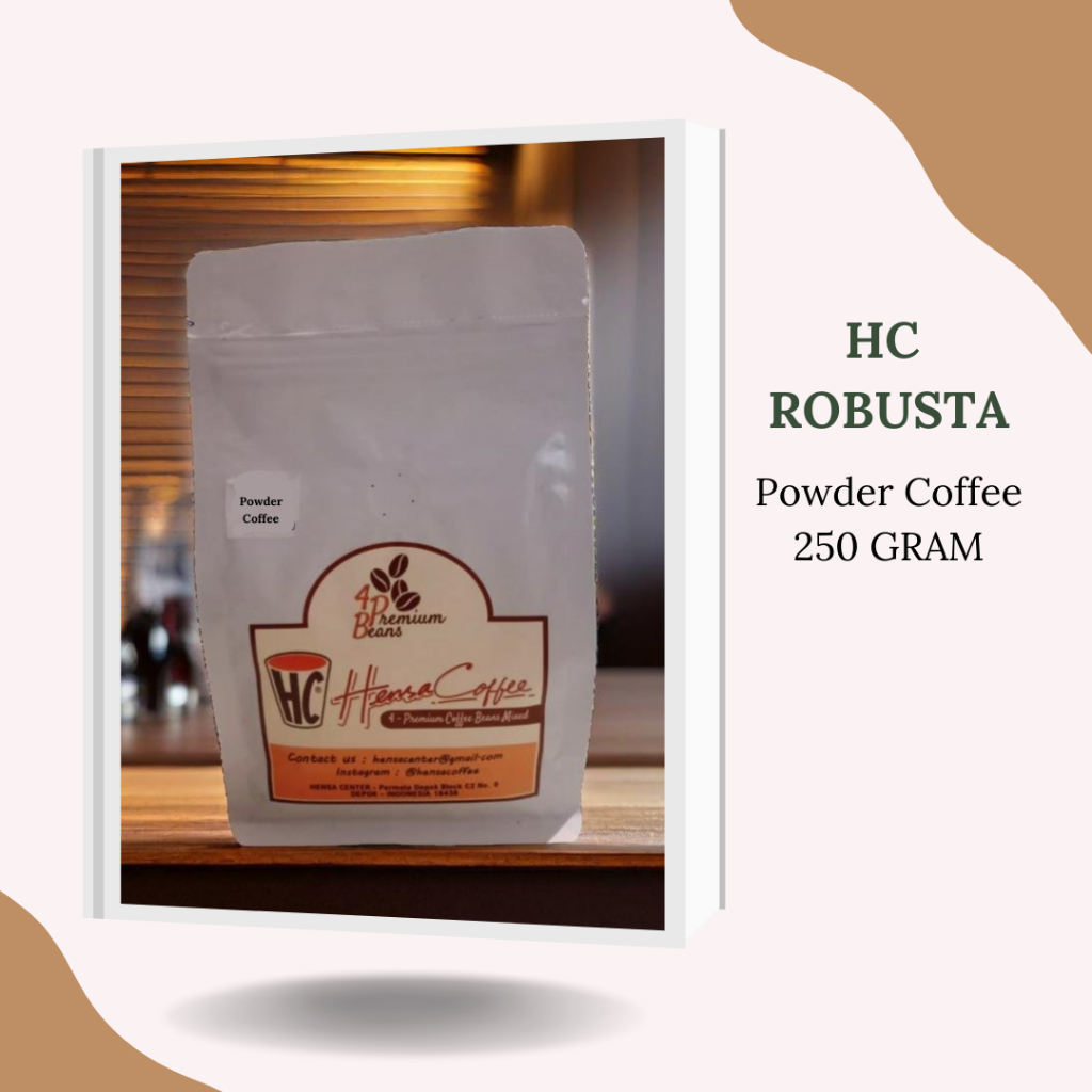 

Hensa Coffee Robusta Powder 250 gram