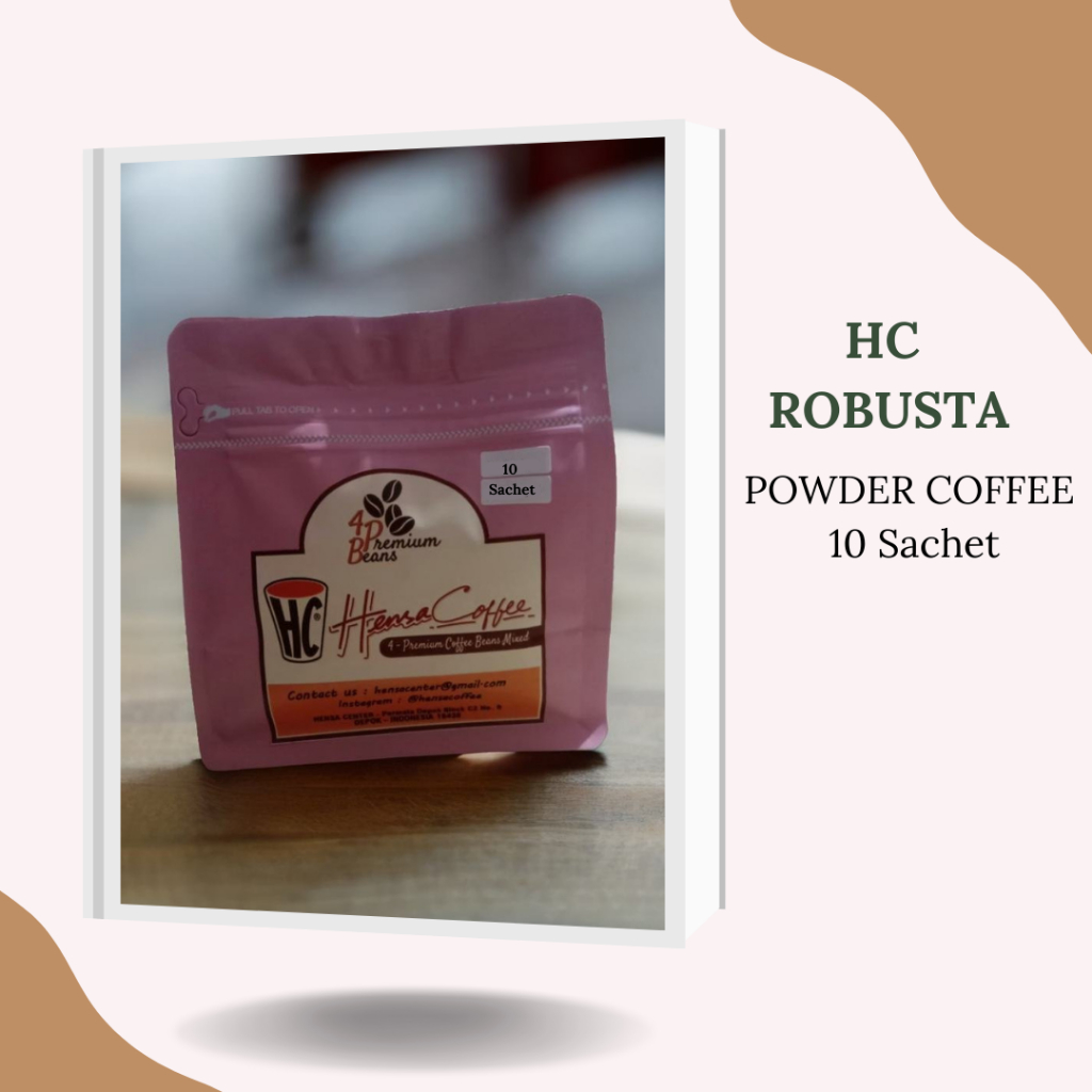 

Hensa Coffee Robusta 10 Sachet