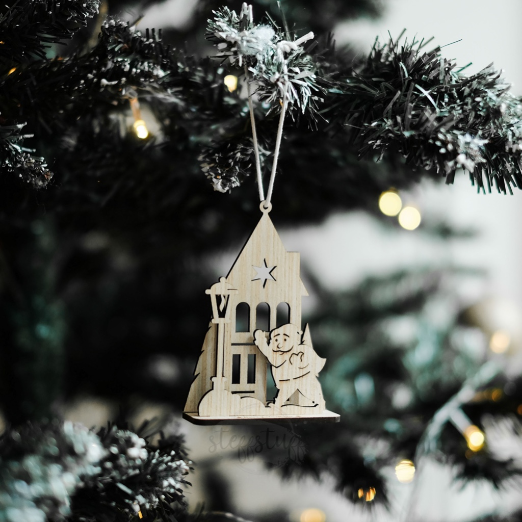 CHRISTMAS HOUSE DIY ORNAMENT | Gantungan Pohon Natal Snowman Rusa Santa Claus Aktivitas Anak Christmas Gift Craft Activity