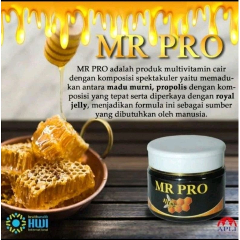 HWI MR PRO / HWI MR PRO Madu Penambah Nafsu Makan Dan Imulitasi Asli Original HWI