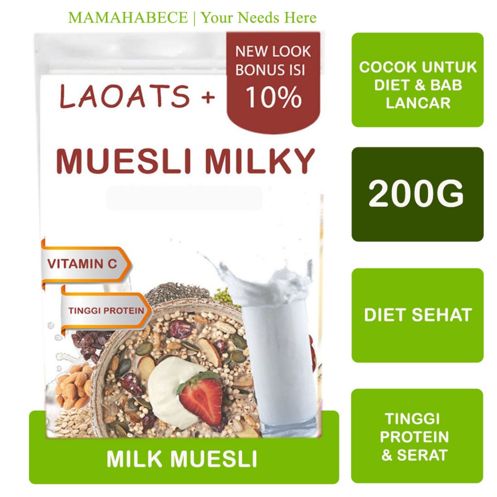 

Muesli Granola Milk Laoats (200G)