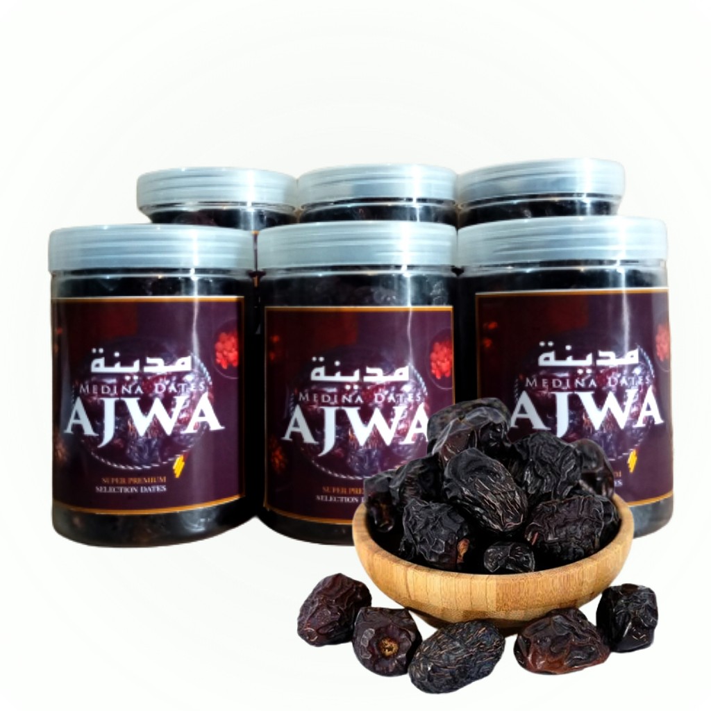 

NEW Kurma Ajwa al-madinah High Quality 500gr kemasan toples