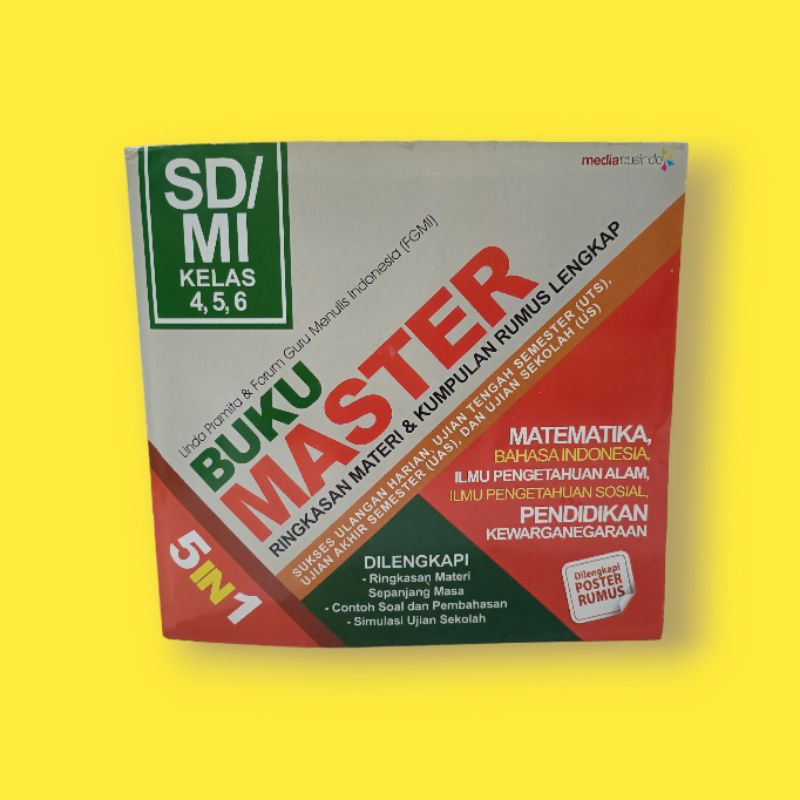 buku soal soal SD KELAS 4 5 6 // BUKU MASTER RINGKASAN MATERI & KUMPULAN RUMUS LENGKAP