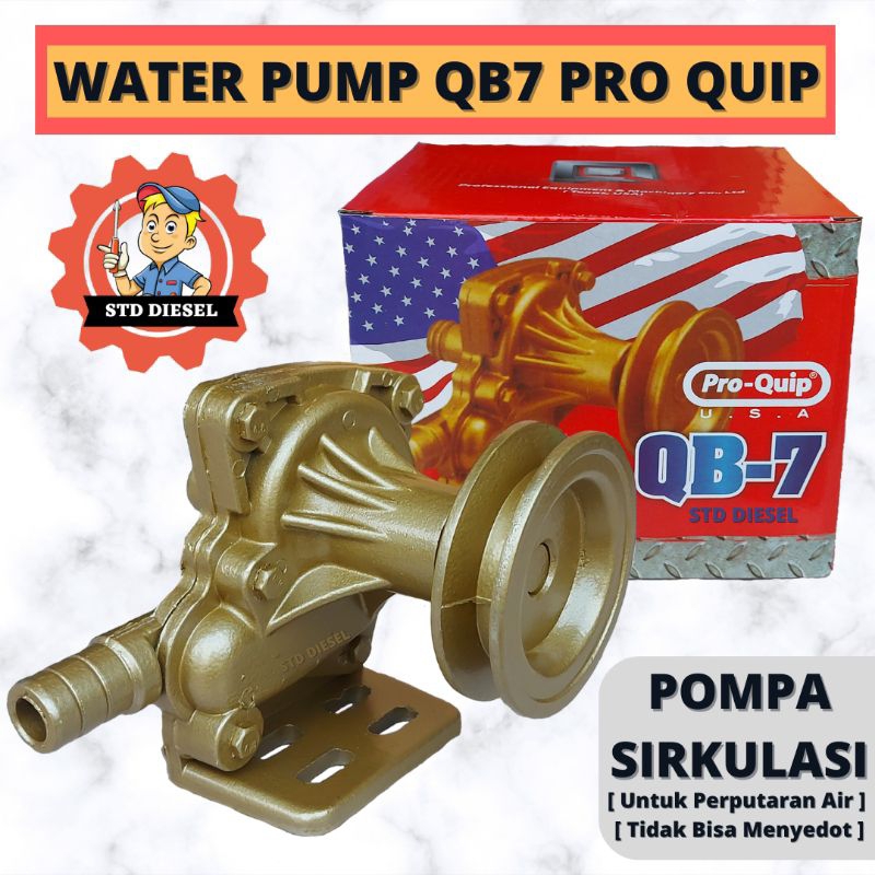 WATER PUMP QB7 POMPA AIR SIRKULASI MESIN PRO QUIP PUMPO BANYU QB7 PQ PRO QUIP