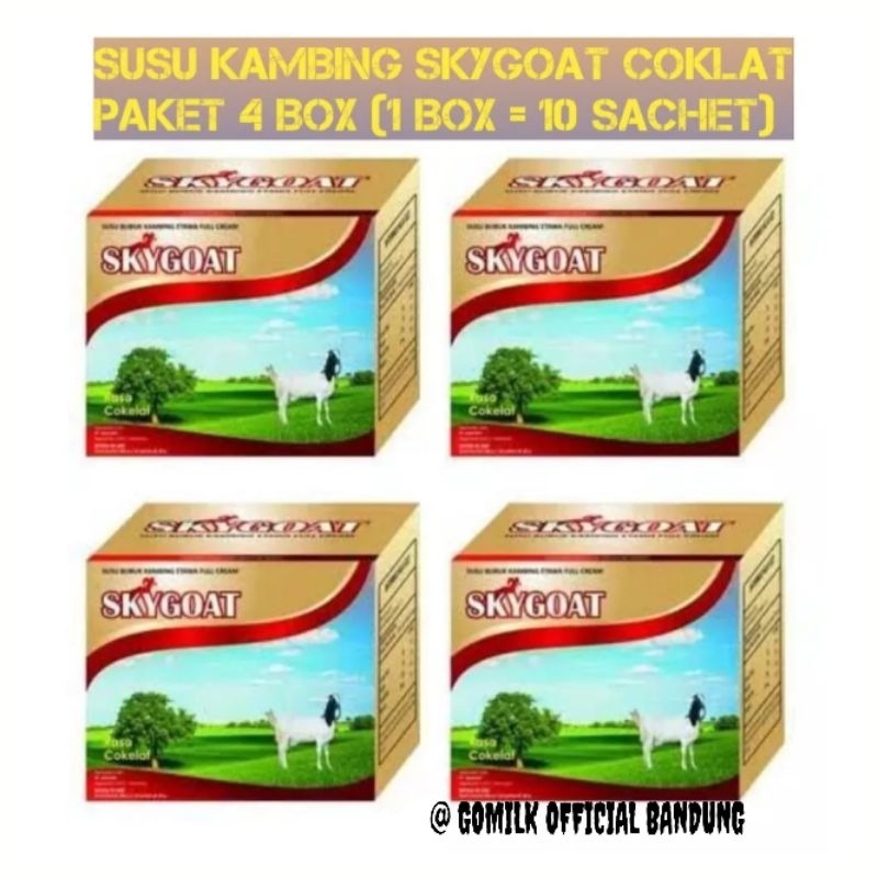 

Paket 4 Box Susu Kambing Etawa Skygoat l Sky Goat Jaminan Original
