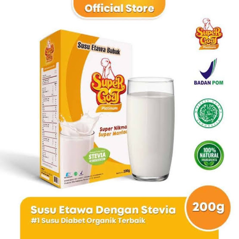 

Susu Kambing Bubuk Super Goat Platinum