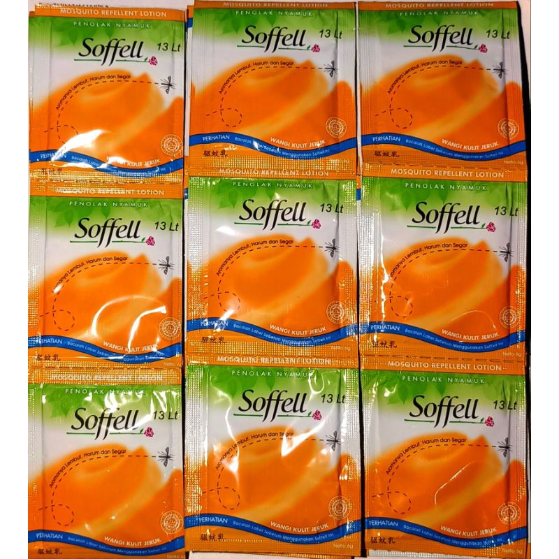 Soffell anti nyamuk renteng renceng 6gr