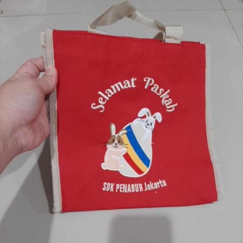 merchandise paskah BPK penabur jakarta tas tote bag bpk penabur tas sekolah