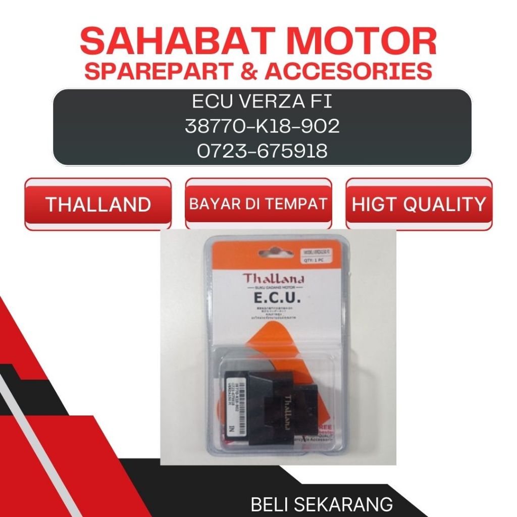 ECU VERZA FI VERZA 150 FI THALLAND