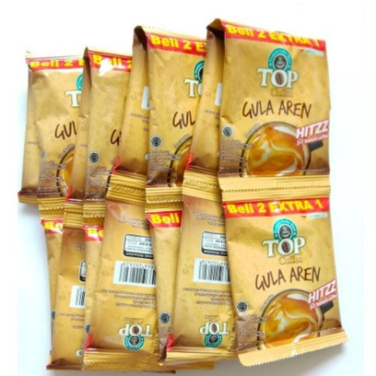 

Ready TOP Kopi Susu+Gula Aren instan coffee isi 15 pcs Murah