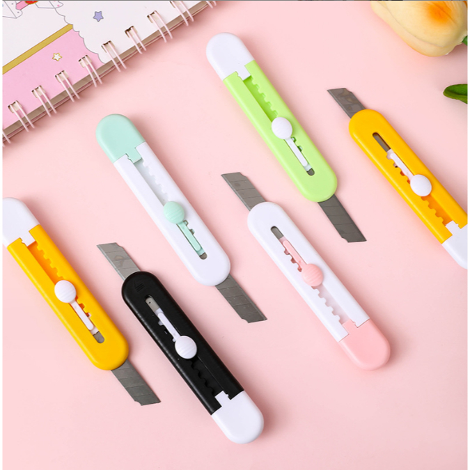 

Candy Mini Cutter Knife / Pisau mini kater unboxing paket portable Travel Size Stainless steel