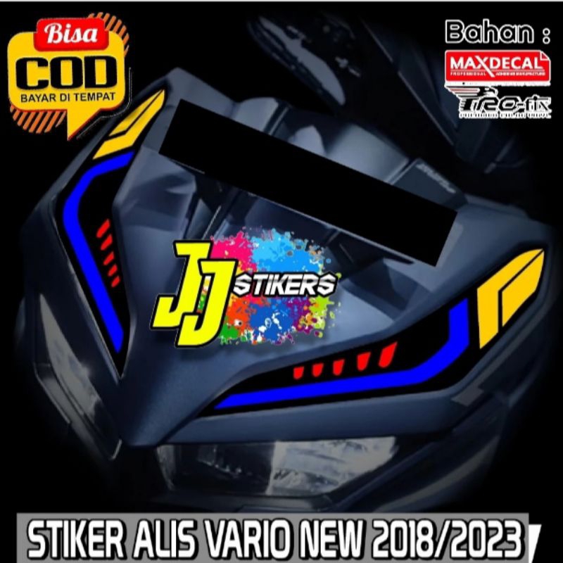 Stiker Alis Lampu Motor Vario New 125 150cc