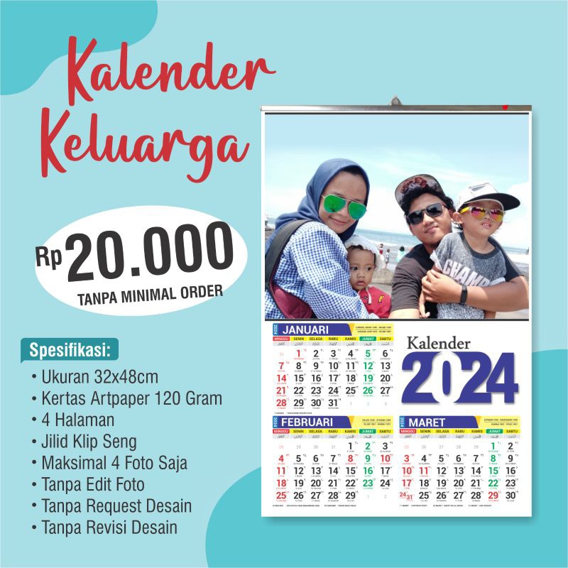 

kalender keluarga custom