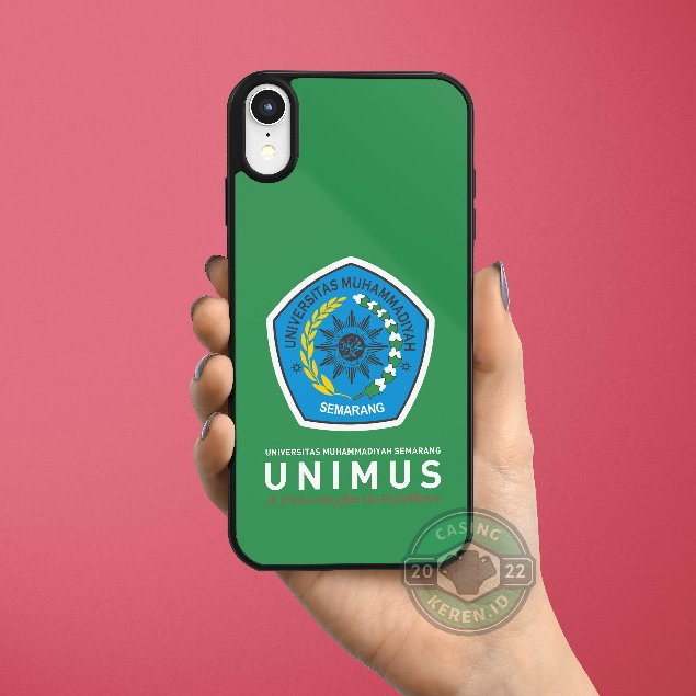Phone Case HP UNIMUS Universitas Muhammadiyah Semarang  Casing iPhone X 11 12 13 14 15 Mini Pro Max
