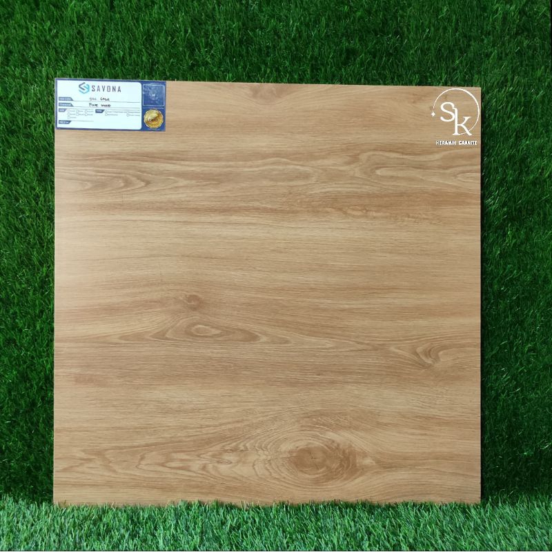Granite motif kayu 60x60 Savona Gress Pine Wood - Matt