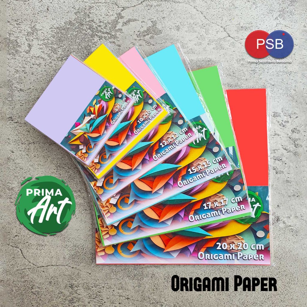 

Kertas Lipat Origami Prima Art 17 x 17 cm / Origami Paper (100 lembar)