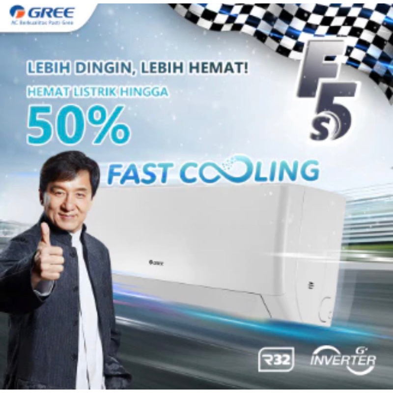 GREE AC 1,5 PK Inverter GWC-12F5S 12F5S 1,5PK GWC12F5S