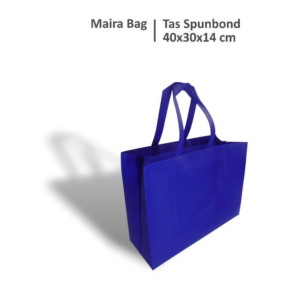 

(12 Pcs) Tas Box 40x30x14 cm / Tas Belanja / Tas Spunbond