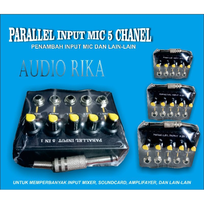 PARALEL MIC. INPUT MIC 5 CHANEL PARALEL