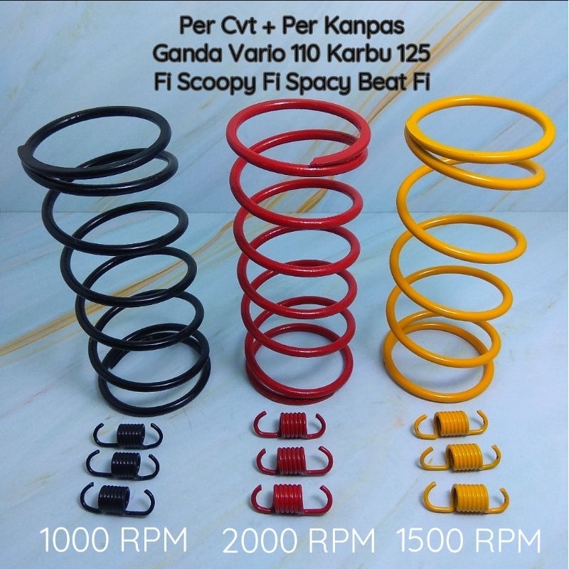 Per Cvt + Per Kampas Ganda Honda Beat Fi, Spacy, Scoopy, Vario 110 Fi,Vario 125