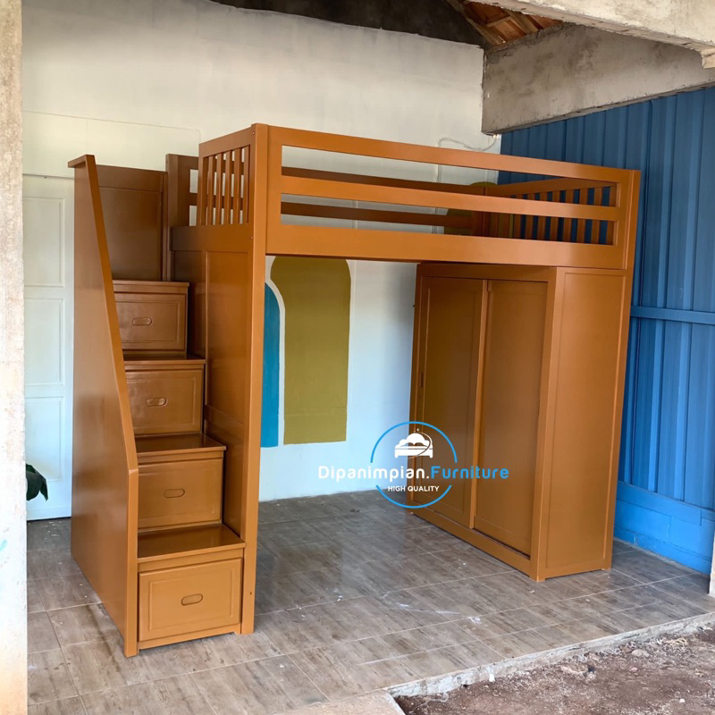 Tempat tidur tingkat lemari-Tempat tidur tingkat anak-dipan tingkat meja belajar