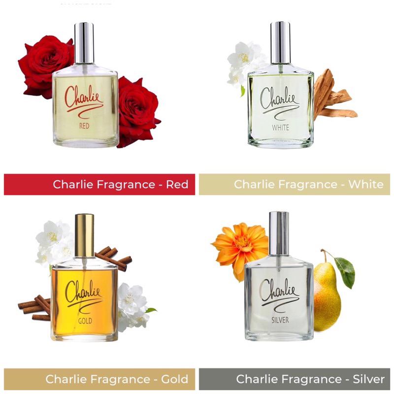 REVLON Charlie Fragrance Perfume EDT 18ml | 50ml | 100ml | Red White Gold Silver