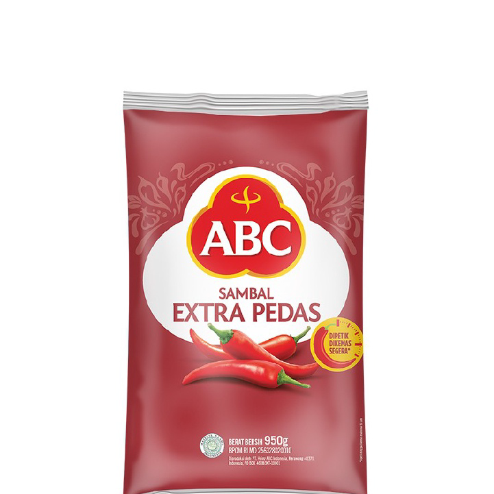 

↓➺✹ ABC Sambal Extra Pedas 950 gr